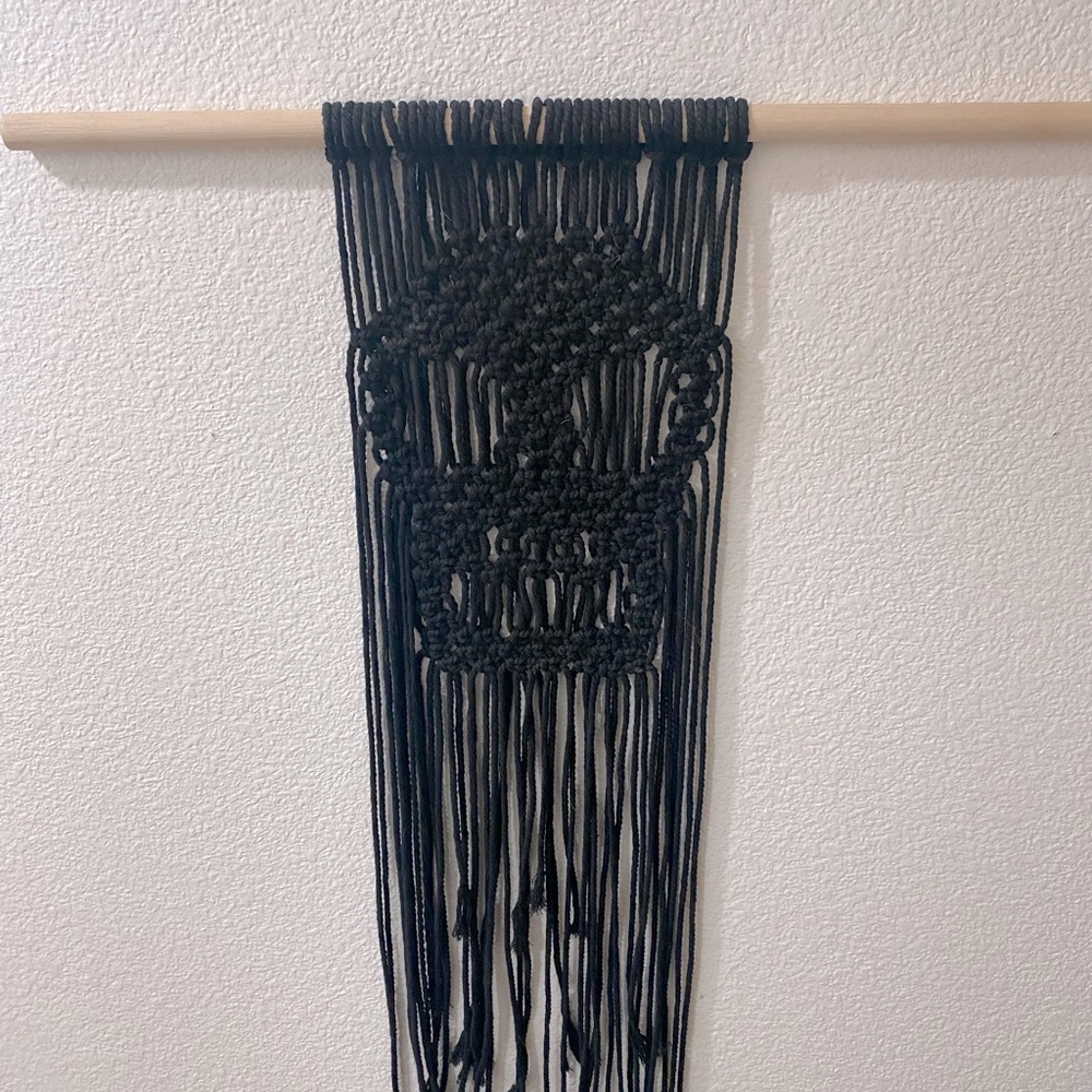 Skull wall hanging